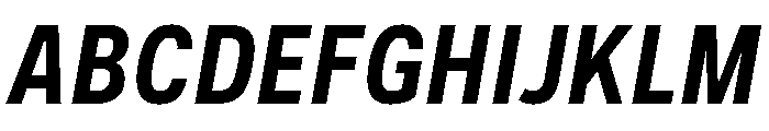 Couplet Extra Bold Italic Font UPPERCASE