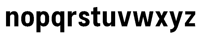 Couplet Extra Bold Font LOWERCASE