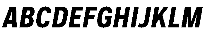 Couplet Heavy Italic Font UPPERCASE