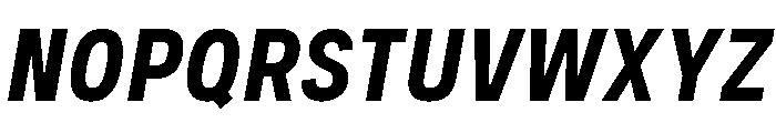Couplet Heavy Italic Font UPPERCASE