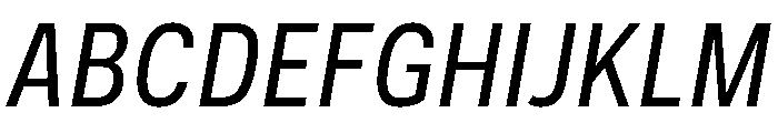 Couplet Medium Italic Font UPPERCASE