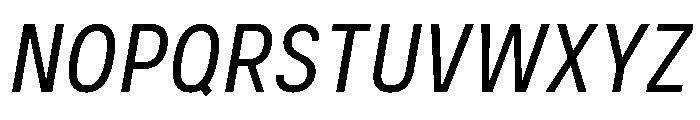 Couplet Medium Italic Font UPPERCASE