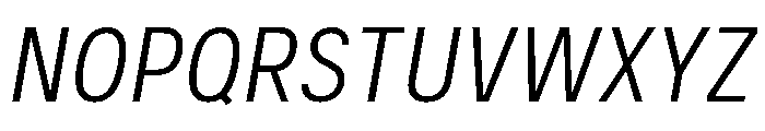 Couplet Regular Italic Font UPPERCASE