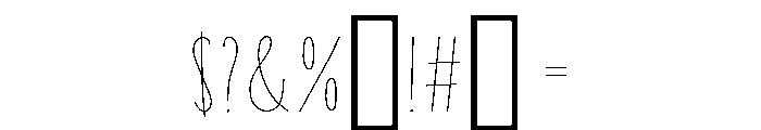 Coyote Regular Font OTHER CHARS