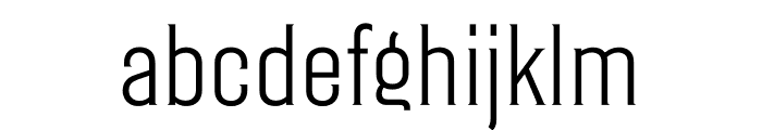 CPH Tram Light Font LOWERCASE