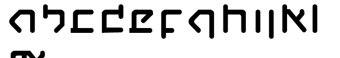 CQN-Molecular Thermo Font LOWERCASE