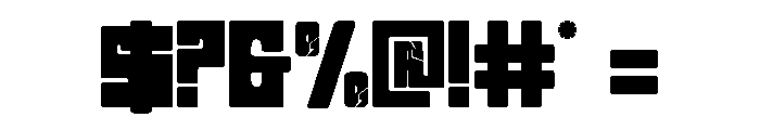 CRAXEL-Regular Font OTHER CHARS