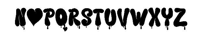 CRAZIEST LOVE Bold Font LOWERCASE