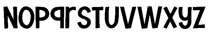 CREME NUTS Regular Font LOWERCASE