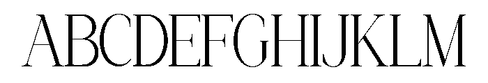 CRESTA SOURA Extra Light Font UPPERCASE