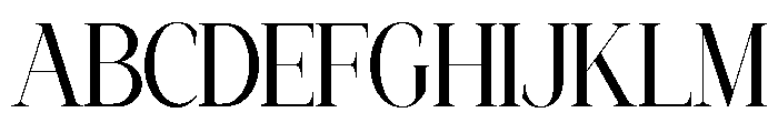 CRESTA SOURA Medium Font UPPERCASE