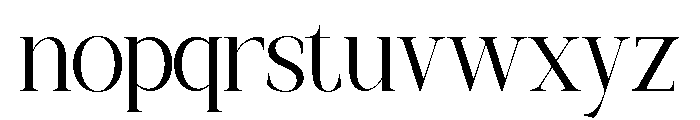 CRESTA SOURA Regular Font LOWERCASE