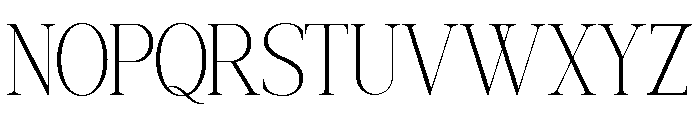 CRESTA SOURA Thin Font UPPERCASE