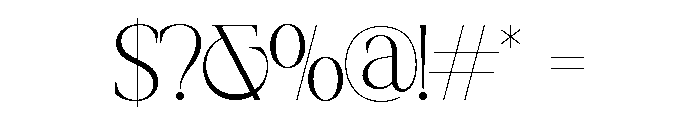 CRESTASOURA-ExtraLight Font OTHER CHARS