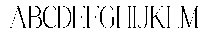 CRESTASOURA-ExtraLight Font UPPERCASE