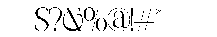 CRESTASOURA-Light Font OTHER CHARS