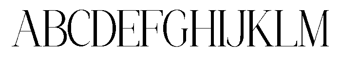 CRESTASOURA-Light Font UPPERCASE