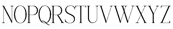 CRESTASOURA-Thin Font UPPERCASE