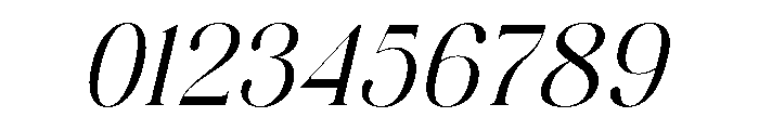 CRONDE Italic Font OTHER CHARS