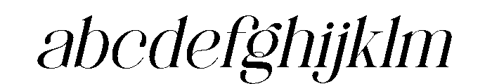 CRONDE Italic FONT