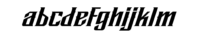 CROOX ITALIC Italic FONT