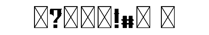 CROOX REGULER Font OTHER CHARS