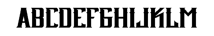 CROOX REGULER Font UPPERCASE