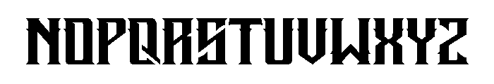 CROOX REGULER Font UPPERCASE