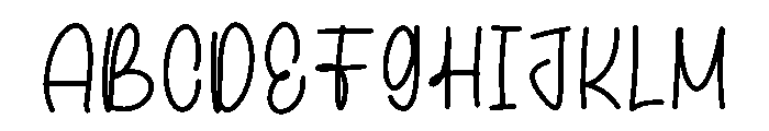 Crabfish Font UPPERCASE