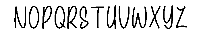 Crabfish Font UPPERCASE