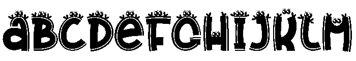 Crabs Font UPPERCASE