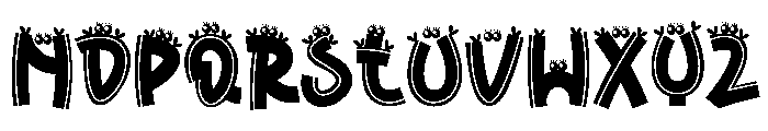 Crabs Font UPPERCASE
