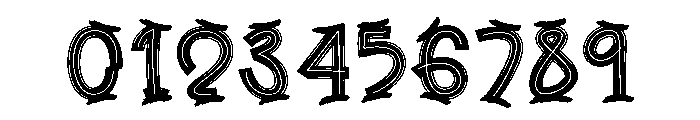 Crack Brush Font OTHER CHARS