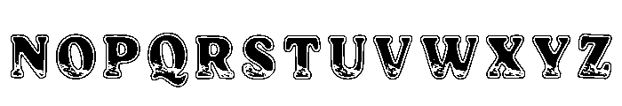 Crack Grunge Regular Font LOWERCASE