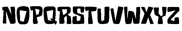 Crack Stone Regular Font UPPERCASE