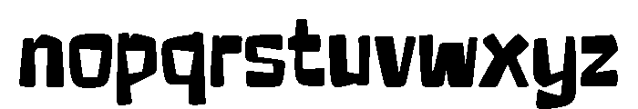 Crack Stone Regular Font LOWERCASE