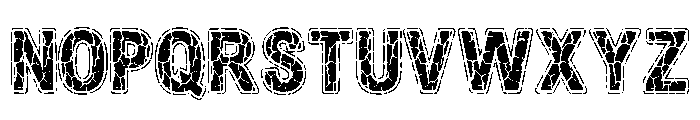 Crack Vintage Regular Font UPPERCASE