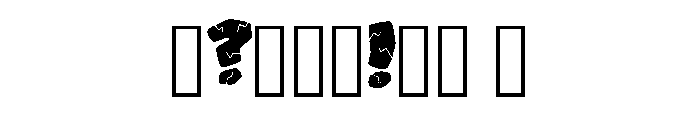 Cracked Stone By Squeeb Regular Font OTHER CHARS