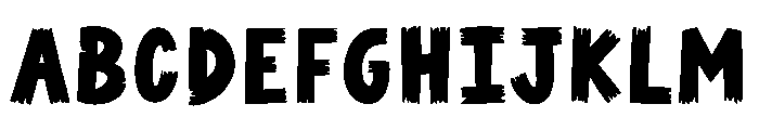 Cracked wood Font UPPERCASE