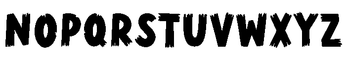 Cracked wood Font UPPERCASE