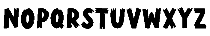 Cracked wood Font LOWERCASE