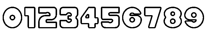 Cracker Soda Outline Font OTHER CHARS