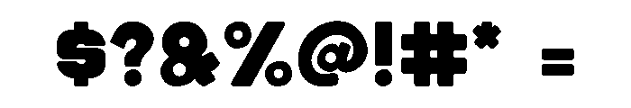 Cracker Soda Solid Font OTHER CHARS