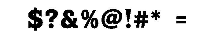 Crackforge Font OTHER CHARS
