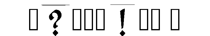 Cract Regular Font OTHER CHARS