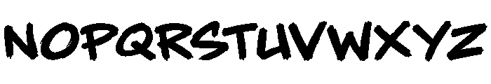Crade Fuel Font UPPERCASE