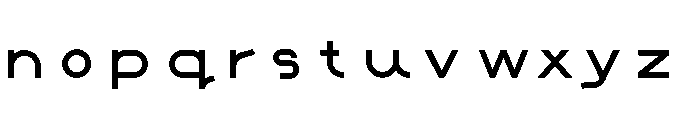 Craego Bold Font LOWERCASE