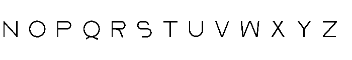 Craego Light Font UPPERCASE