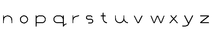 Craego Light Font LOWERCASE