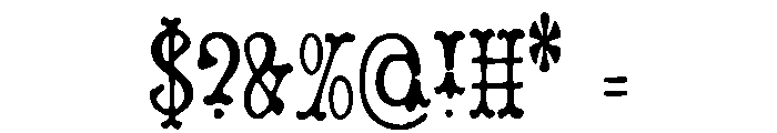 Craft_Aesthetic Font OTHER CHARS